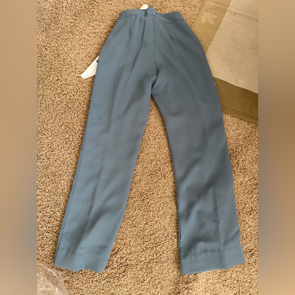 Blue Tailored Pants